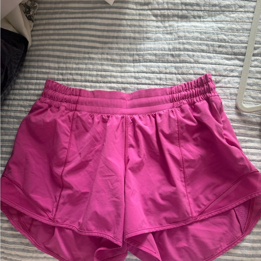 lululemon athletica Hot Pink Running Shorts